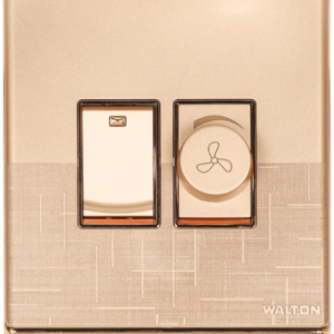 Walton Gang Switch Fan Controller with Switch Fiona Series